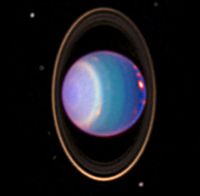 哈勃太空望远镜的天王星影像 哈勃太空望远镜的天王星影像